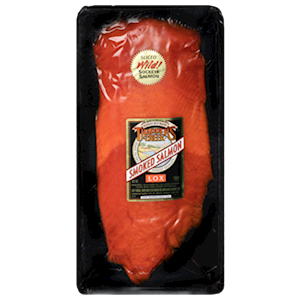 WILD SOCKEYE SALMON SMOKED LOX 250 grams (2 PACK) THUMBNAIL