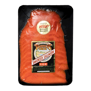 SOCKEYE SALMON SMOKED LOX 100 GRAM (5 PACK) THUMBNAIL