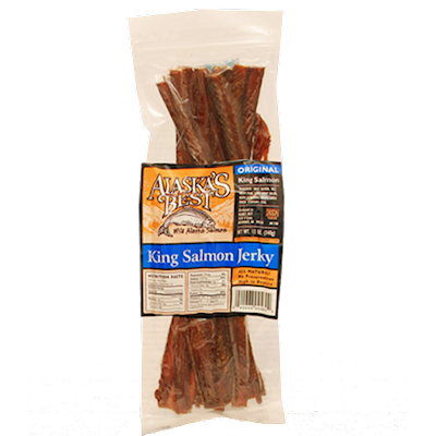 Wild Salmon Jerky 10 oz. bulk pack LARGE