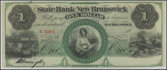 State Bank At New Brunswick, New Jersey MAIN