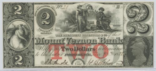Mount Vernon Bank, Providence, Rhode Island MAIN