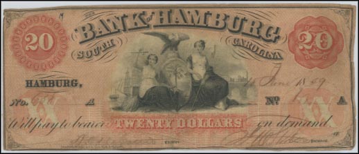 Bank of Hamburg, South Carolina MAIN
