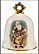 2018 Santa Claus, Goebel Annual Christmas Bell Ornament THUMBNAIL