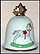 1991 Rocking Horse, Goebel Annual Christmas Bell Ornament THUMBNAIL