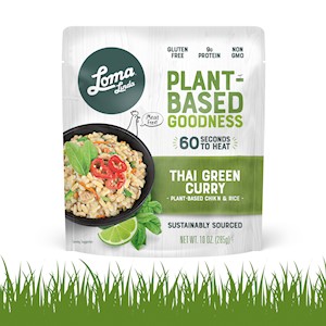 loma linda plant based thai green curry vegan meal pouch front SWATCH