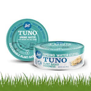 loma linda tuno spring water vegan tuna alternative can top side SWATCH