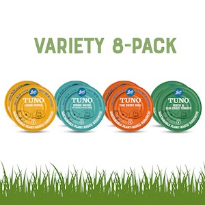 Loma Linda TUNO Variety Pack Spring Water Lemon Pepper Thai Sweet Chili Pesto Sun-dried tomato THUMBNAIL