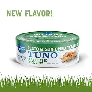 Loma Linda TUNO Pesto and Sun-Dried Tomato Plant Based Vegan Tuna Alternative THUMBNAIL