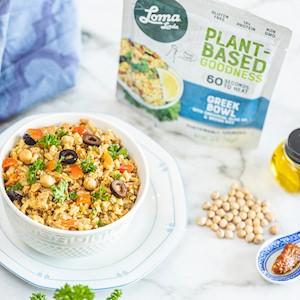 loma linda greek bowl plant based vegan meal lifestyle image SWATCH