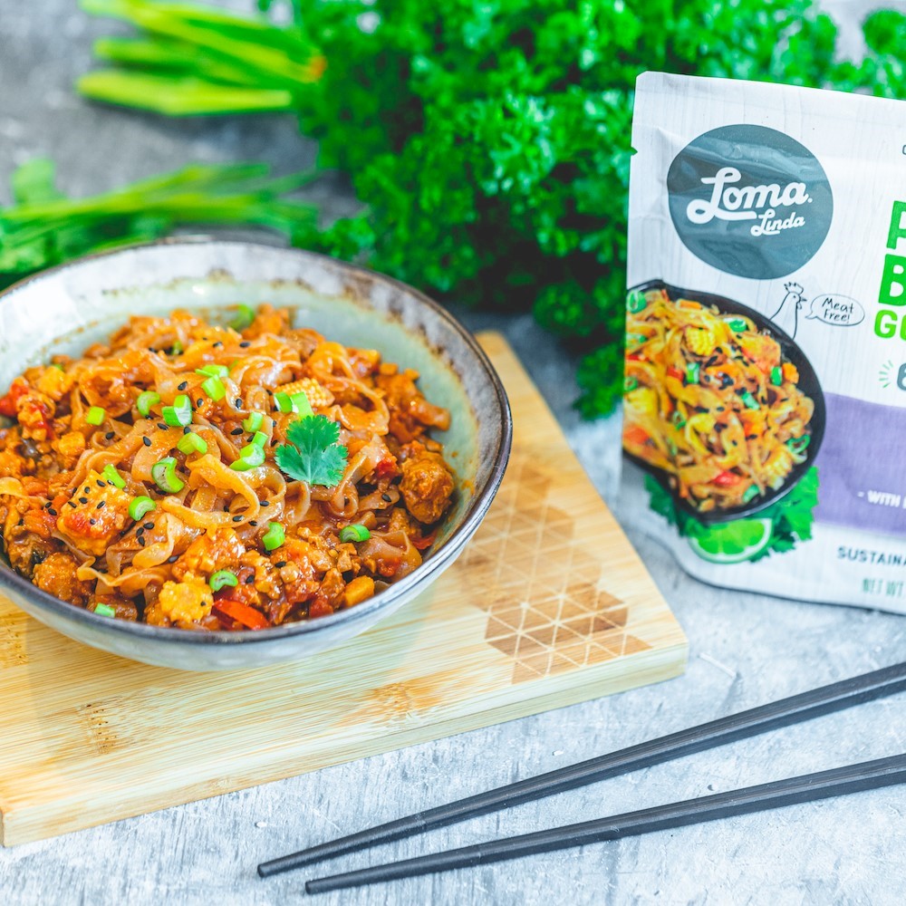 loma linda plant based pad thai meal lifestyle LARGE
