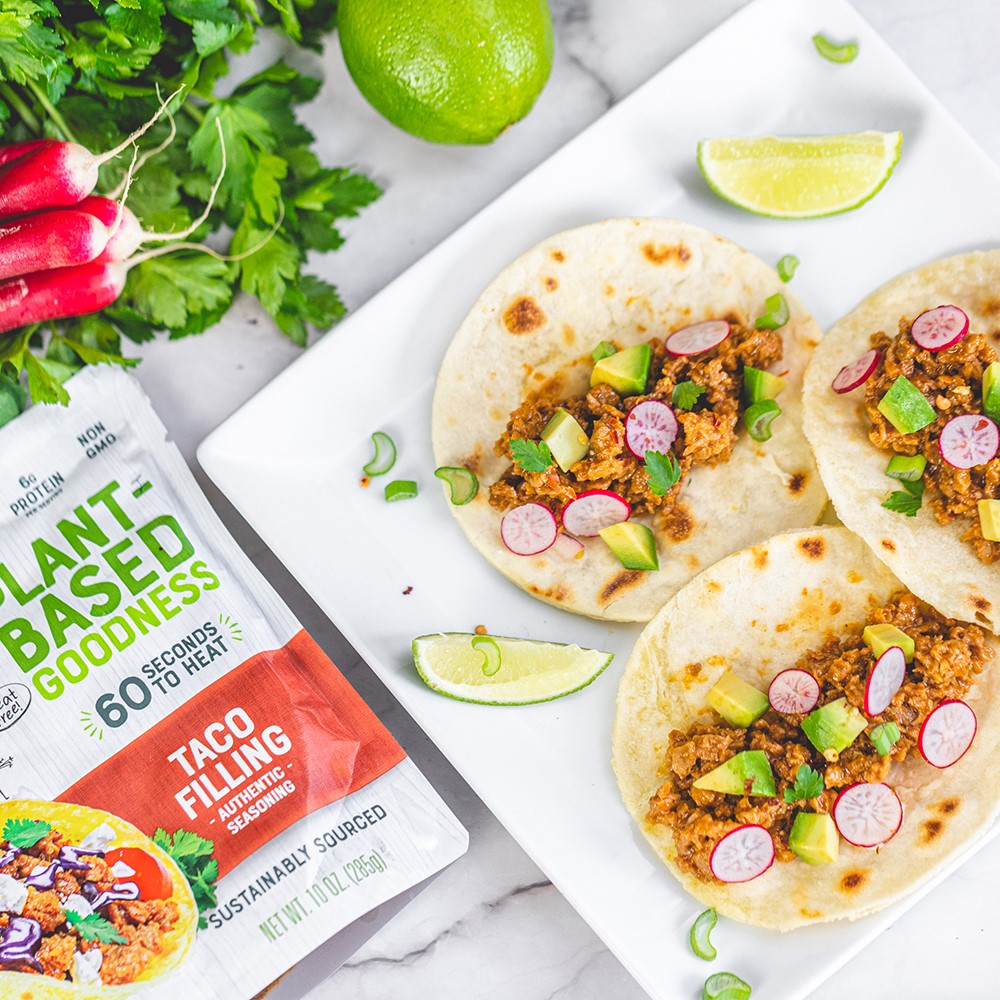 loma linda meal starters taco filling vegan LARGE