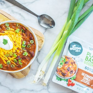 loma linda plant based ultimate chili vegan meal SWATCH