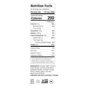 neat southwest mix plant based meat alternative made with pecans nutrition info SWATCH