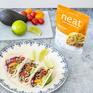 neat Mexican mix plant based meat alternative made with pecans THUMBNAIL