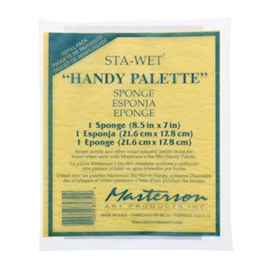 Masterson Sta-Wet Handy Palette Sponge, 8.5" x 7"  Single Refill MAIN