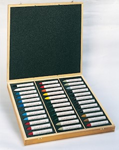 Sennelier Grand Oil Color Pastel Wooden Box Set, 36-Colors MAIN