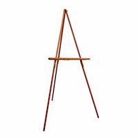 Art Alternatives Display Easel, 33.86" x 36.61" x 59.84", Stained THUMBNAIL