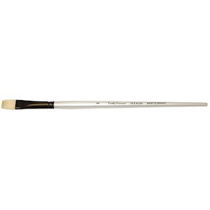 Robert Simmons Simply Simmons Long Handle Brush, Bristle Bright, 8 MAIN