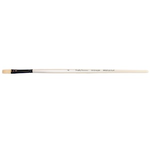 Robert Simmons Simply Simmons Long Handle Brush, Bristle Flat, 4 MAIN