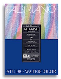 Fabriano Studio Watercolor Pad, Cold-Press, 140 lb., 50 Sheets MAIN