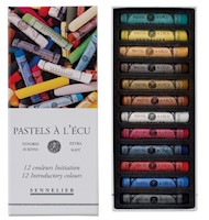 Sennelier Extra-Soft Pastel Full Stick Set, Introductory Colors THUMBNAIL