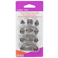 Premo Sculpey Mini Metal Cutters, 12/Pkg, Geometric THUMBNAIL