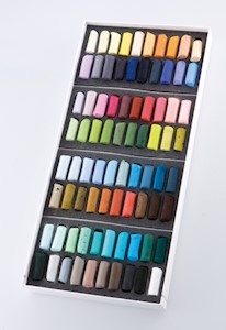 Sennelier Extra-Soft Pastel Half Stick Set, 80-Colors, Plein Air Landscape Colors MAIN