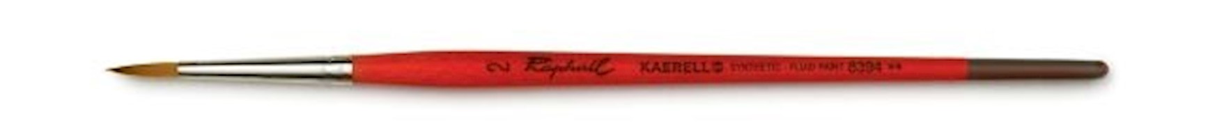 Raphael Kaerell Synthetic Short Handle Watercolor Brush, Flat THUMBNAIL