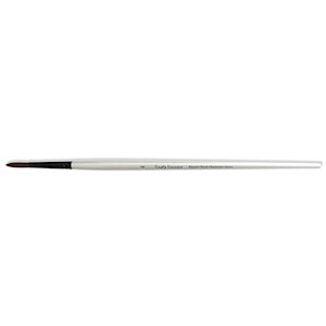 Robert Simmons Simply Simmons Extra-Firm Synthetic Long Handle Brush, Round, 4 MAIN