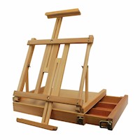 Art Alternatives Ravenna Sketch Box Easel, Natural THUMBNAIL