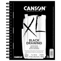 Canson XL Black Drawing Pad, 40 Sheets, 7" x 10" THUMBNAIL