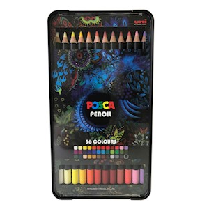 POSCA Colored Pencil Set, 36-Pencils MAIN