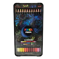 POSCA Colored Pencil Set, 36-Pencils THUMBNAIL