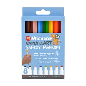 Micador early stART Safety Markers, 8-Colors MAIN