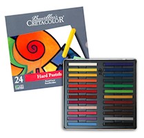 Cretacolor Hard Pastel Set, Pastel Carré Tin Set of 24 THUMBNAIL