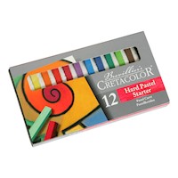 Cretacolor Hard Pastel Set, Starter Pastel Carré Cardboard Set of 12 THUMBNAIL