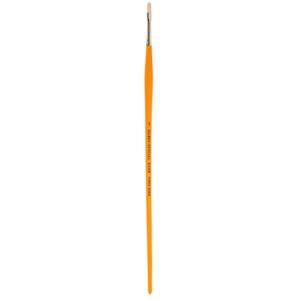 Isabey Yellow Handle Chungking Bristle Brush, Flat, Size 01 MAIN