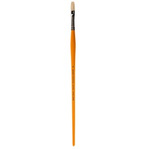 Isabey Yellow Handle Chungking Bristle Brush, Flat, Size 04 MAIN