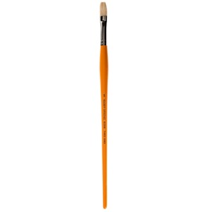 Isabey Yellow Handle Chungking Bristle Brush, Flat, Size 05 MAIN