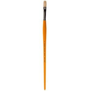 Isabey Yellow Handle Chungking Bristle Brush, Flat, Size 06 MAIN