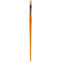 Isabey Yellow Handle Chungking Bristle Brush, Flat, Size 06 THUMBNAIL