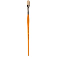 Isabey Yellow Handle Chungking Bristle Brush, Flat, Size 08 THUMBNAIL