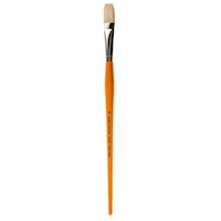 Isabey Yellow Handle Chungking Bristle Brush, Flat, Size 10 THUMBNAIL