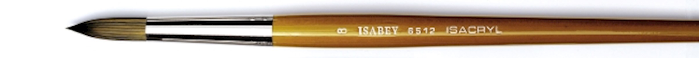 Isabey Isacryl Synthetic Brush, Round, Size 08 THUMBNAIL