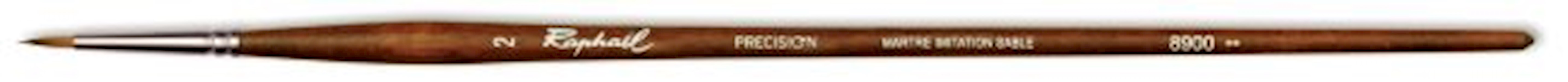 Raphael Precision Long Handle Brush, Round, 2 LARGE