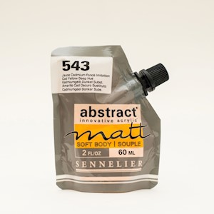 Sennelier Matt Abstract Acrylic, 60ml, Cadmium Yellow Deep Hue MAIN