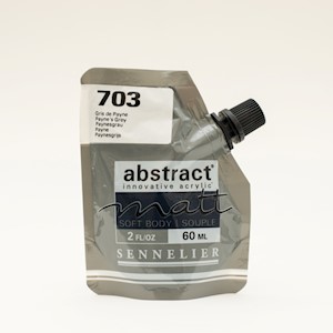 Sennelier Matt Abstract Acrylic, 60ml, Payne's Gray MAIN