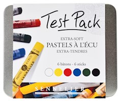 Sennelier Extra-Soft Pastel Full Stick Test Pack Set, 6-Colors THUMBNAIL