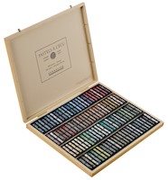 Sennelier Extra-Soft Pastel Full Stick Wooden Box Set, 100-Colors THUMBNAIL