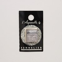 Sennelier French Artists' Watercolor, Half Pan, Ivory Black S1 THUMBNAIL